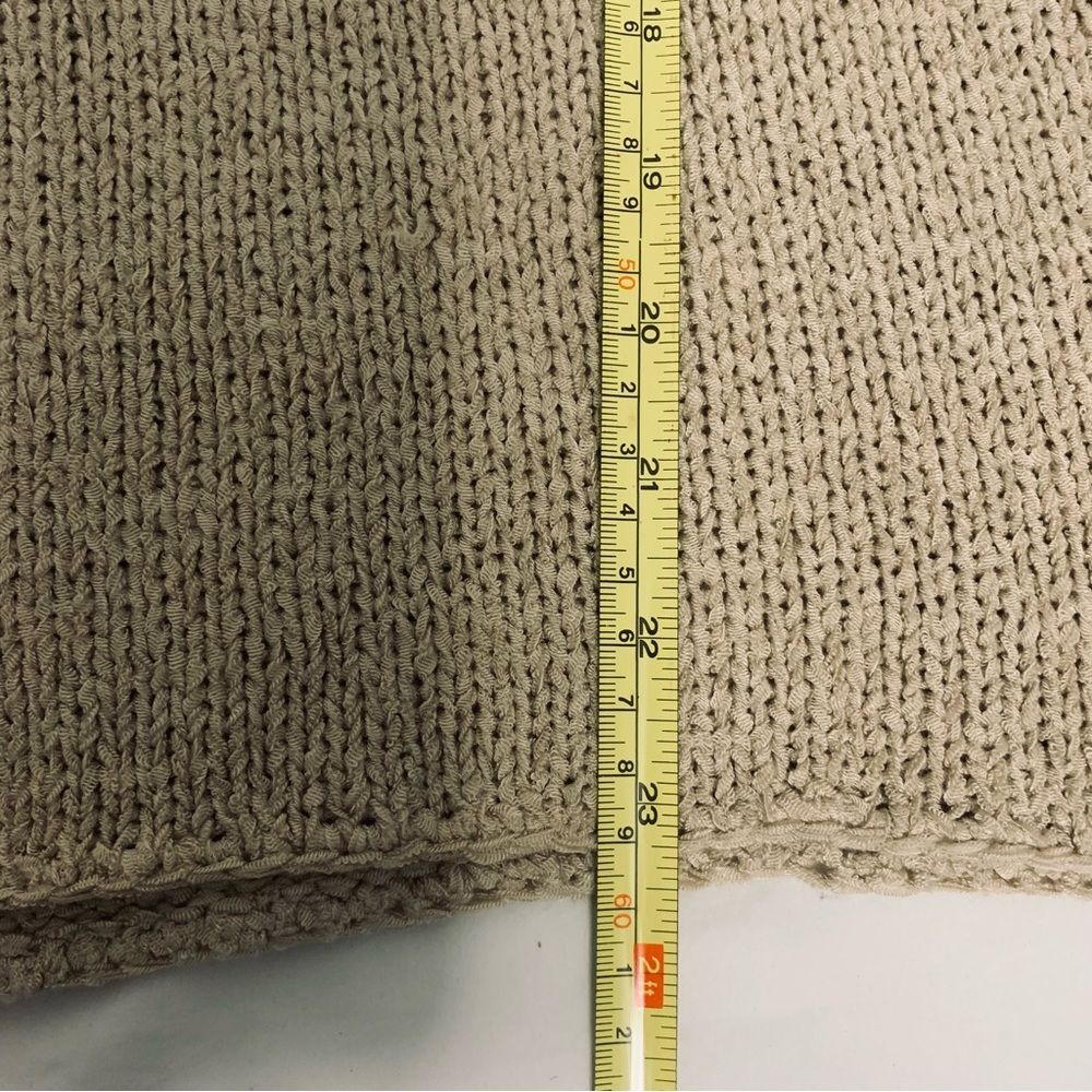 Chico’s Boho Chic Fringe Sleeves Top Sz S/M Artisanal Weave Tunic - Picture 10 of 12